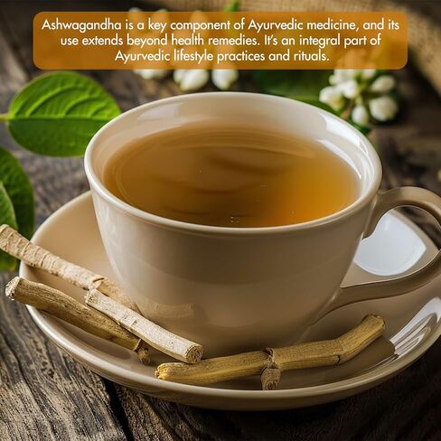 Cure wid Pure Certified Organic Ashwagandha Root Powder – 8oz/ 0.5Lb Non-GMO,Raw & Additives-Free Lab Tested Ashwagandha Powder Organic – Ayurvedic Adaptogenic Herbal Supplement in Eco-Friendly Bag in Kuwait