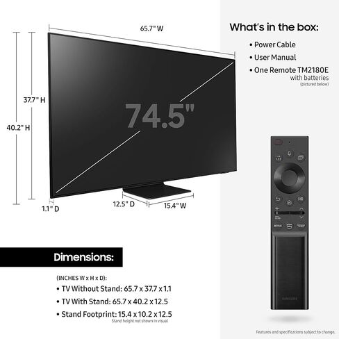 Samsung QN50QN90A / QN50QN90AA / QN50QN90AA 50 inch QN90A Neo QLED 4K Smart TV (Renewed) in Saudi Arabia