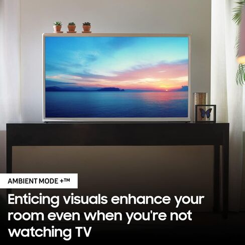 Samsung QN55LS01RAFXZA Serif 55-Inch QLED 4K LS01 Series Ultra HD Smart TV with HDR and Alexa Compatibility (2019 Model) in Saudi Arabia
