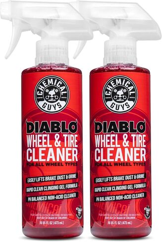 Chemical Guys Sprayable Diablo Wheel Cleaner (Safe on All Wheel & Rim Finishes), Great for Cars, Trucks, SUVs, Motorcycles, RVs & More, 32 fl oz in Kuwait