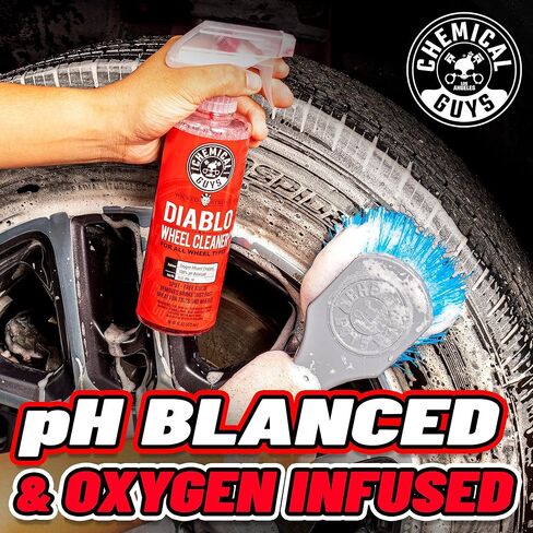 Chemical Guys Sprayable Diablo Wheel Cleaner (Safe on All Wheel & Rim Finishes), Great for Cars, Trucks, SUVs, Motorcycles, RVs & More, 32 fl oz in Kuwait