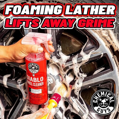 Chemical Guys Sprayable Diablo Wheel Cleaner (Safe on All Wheel & Rim Finishes), Great for Cars, Trucks, SUVs, Motorcycles, RVs & More, 32 fl oz in Kuwait