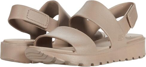 Skechers Women's Foamies Footsteps-Breezy Feels Sandal | Casual, Luxe Foam, Slingback, Water Friendly, Machine Washable, Vegan in Saudi Arabia