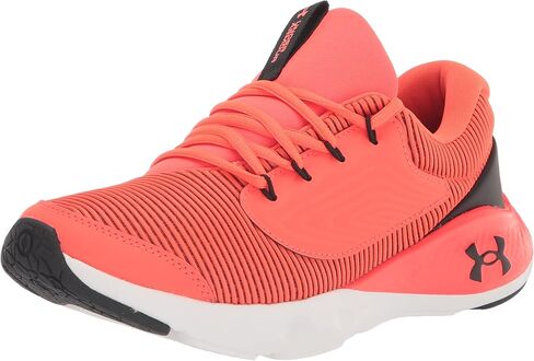 Under Armour Boy's Charged Vantage 2 Running Shoe, Black (001)/White, 4.5 Big Kid in Kuwait