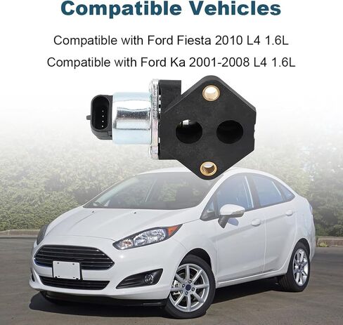 حقن الوقود صمام التحكم في الهواء الخمول متوافق مع فورد فييستا 2010 KA 2001-2008 L4 1.6L IAC بديل صمام التحكم في الهواء IAC لـ 2S6A9F715BA 2S6A9F715BB 4940126 AC628 in Saudi Arabia