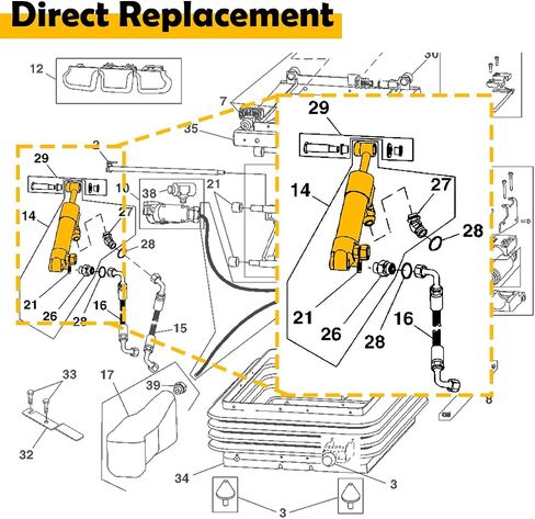 RE165499 Actuator متوافق مع John Deere Engine 6068 6081 6090 6125 6135 12.5L 13.5L 6.8L 8.1L 9.0L TRACTOR in Saudi Arabia