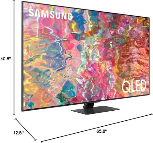 SAMSUNG QN50Q80BAFXZA 50" 4K Ultra HD Smart TV with an Additional 1 Year Coverage by Epic Protect (2022) in Saudi Arabia