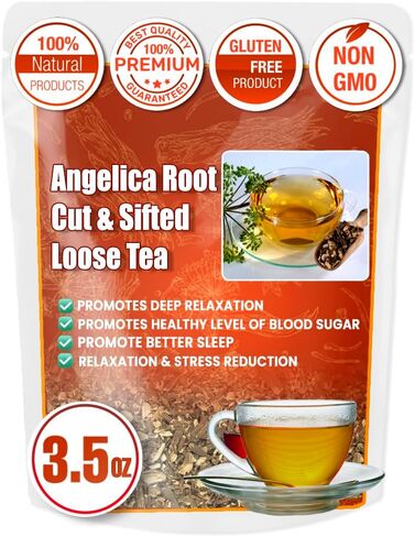 Scash 3.5 Ounce Valerian Root Loose Tea Herbal Tea Premium Cut sifted No Fillers or Additives in Saudi Arabia