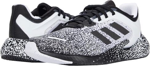 adidas Mens Alphatorsion Running Sneakers Shoes - Black,White in Kuwait