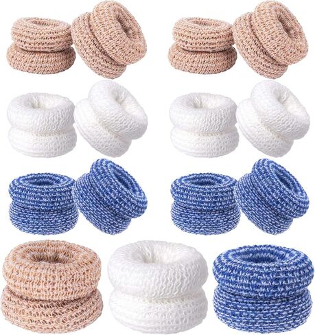 15pcs Cotton Finger Protectors, Elastic Fingertip Bandages for Skin Cracking Wounds Joint Pain, Breathable Finger Cots for Gardening Cooking Painting Carving Projects- Skin Color in Saudi Arabia