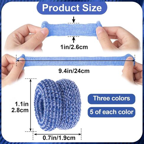 15pcs Cotton Finger Protectors, Elastic Fingertip Bandages for Skin Cracking Wounds Joint Pain, Breathable Finger Cots for Gardening Cooking Painting Carving Projects- Skin Color in Saudi Arabia