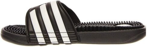adidas Men's Adissage Slides Sandal, Black/White/Black, 12 in Kuwait