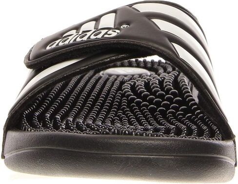 adidas Men's Adissage Slides Sandal, Black/White/Black, 12 in Kuwait