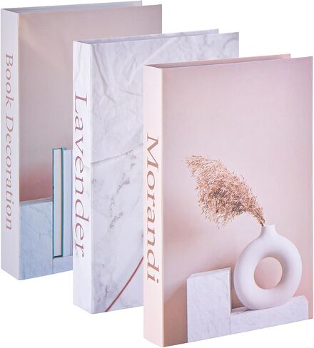 3 Pcs Decorative Books for Home Decor, Fake&Faux Books for Decoration, Modern Designer Books Decor Set(Simple Series) in Saudi Arabia