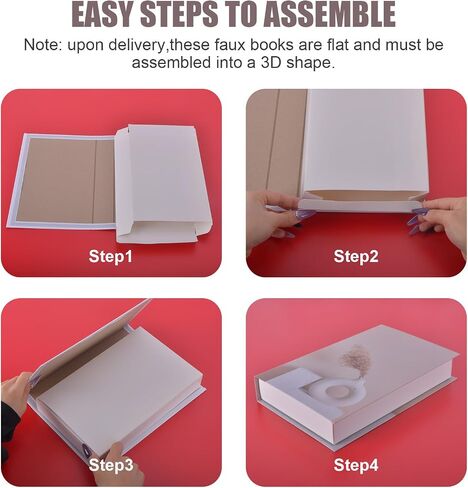 3 Pcs Decorative Books for Home Decor, Fake&Faux Books for Decoration, Modern Designer Books Decor Set(Simple Series) in Saudi Arabia