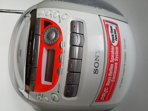Sony CFD-E90 CD Radio Cassette Recorder (White) in Saudi Arabia