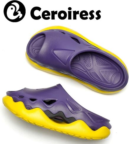Unisex Slip on Clogs EVA Slides Hollow Sandals Shoes Outdoor | Futuristic Platform Recovery Cool in Saudi Arabia