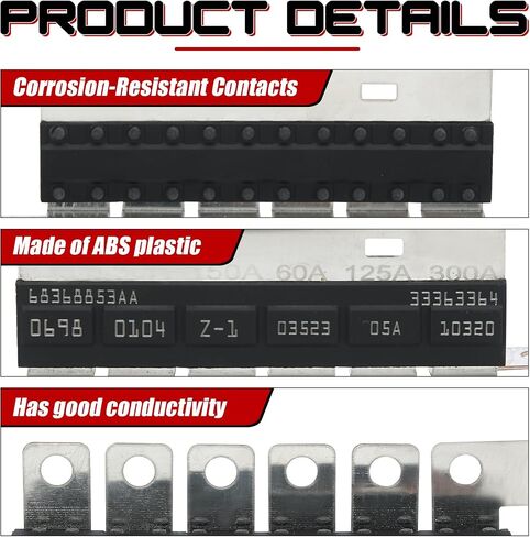 68368853AA Main Fuse, Case Fuse Block Fit for Jeep Wrangler 2018 2019 2020 2021 2022 2023 Jeep Gladiator 2020 Replace# 956-600 956600 (18-23 Wrangler & 20 Gladiator) in Saudi Arabia