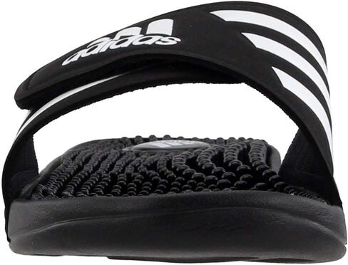 adidas Women's Adissage Slides Sandal, Black/Black/Running White, 8 in Saudi Arabia