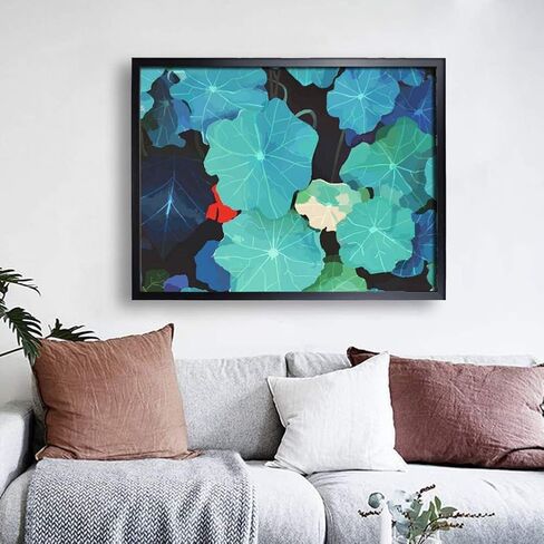 Lavezee 24x36 Poster Frames Set, Black Picture Frame Made to Display 24 by 36 Inch Photo Prints for Wall Decor, 6 Pack in Kuwait