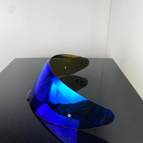 Helmet Shield for i70/i10/HJ-31 Helmets, UV Protection Windproof Moto Helmet Visor Shield Compatible with HJC i70/i10/HJ-31 Helmet Accessories (Revo Deep Blue) in Kuwait