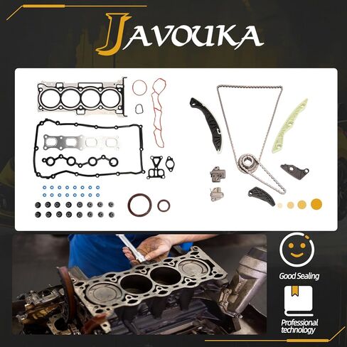 HGS167 Engine Cylinder Head Gasket Set & Engine Timing Chain Kit W/Tensioner for Chrysler 200/Sebring 07-14 for Dodge Avenger/Journey 08-16 for Jeep Compass/Patriot 07-15 L4 2.4L HS26332PT HS54664 in Kuwait