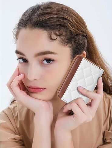 FALAN MULE Credit Card Holder Wallet RFID Blocking Leather Small Wallet for Women with Wristlet in Saudi Arabia