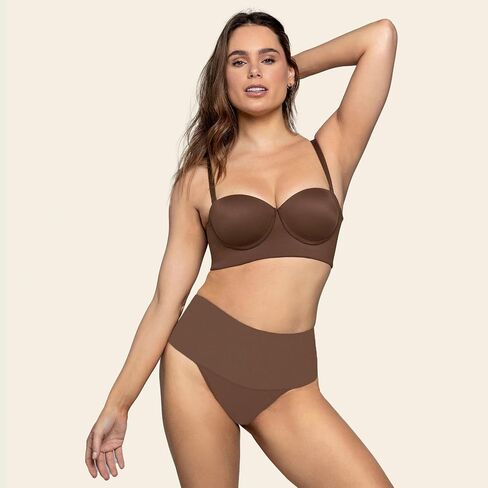 Leonisa High Tech High Waisted Sculpting Thong Panties for Women with Tummy Control in Saudi Arabia
