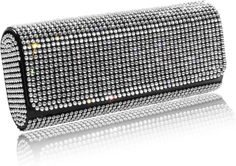 PU Sunglasses Case for Women, Bling Diamond Classic Sunglasses Case, Eyeglasses Pouch Glasses in Saudi Arabia