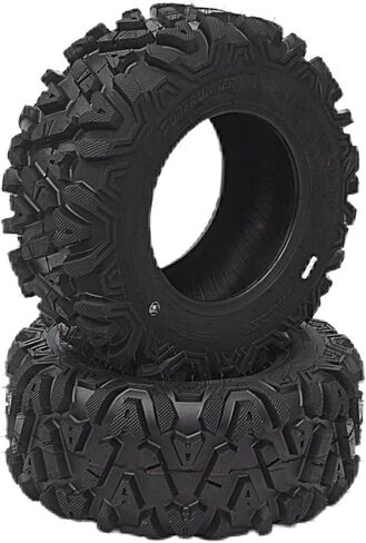 25x10-12 UTV Tires 6PR 25x10x12 High Load All-Terrain Tires TL, Set of 2 in Saudi Arabia