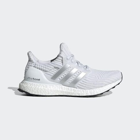Adidas Women's Ultraboost 4.0 DNA Running Shoe, White/Silver Metallic/Black, 6 in Saudi Arabia