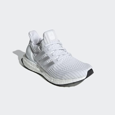 Adidas Women's Ultraboost 4.0 DNA Running Shoe, White/Silver Metallic/Black, 6 in Saudi Arabia