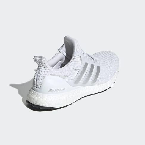 Adidas Women's Ultraboost 4.0 DNA Running Shoe, White/Silver Metallic/Black, 6 in Saudi Arabia