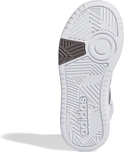 حذاء كرة السلة adidas Hoops 3.0 Mid، أزرق داكن/أزرق Rush/Turbo، 2 US للجنسين الصغار in Kuwait