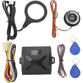 Push Engine Start Button Kit ، سيارات بدء تشغيل نظام GO بدون مفتاح لدفع سيارات البدء لمعظم سيارات DC12V