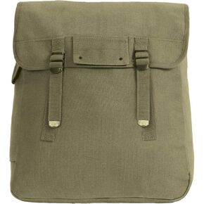 Rothco Heavyweight Canvas Jumbo Musette Bag, 15" x 15" x 5", Olive Drab