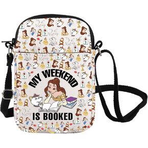 Beauty Movie Inspire Crossbody Bag My Weekend Is Booked Shoulder Bag Beauty Fairy Princess Messenger Bag