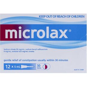 Enema Tubes 5ml 12 Pack