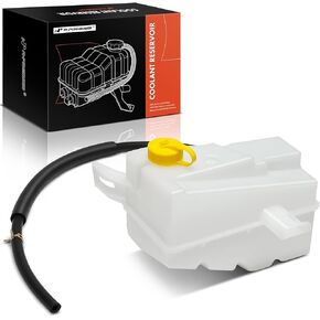 A-Premium Engine Coolant Overflow Recovery Reservoir Tank with Cap Compatible with Nissan Rogue 2008-2013 2.5L, Rogue Select 2014-2015 2.5L