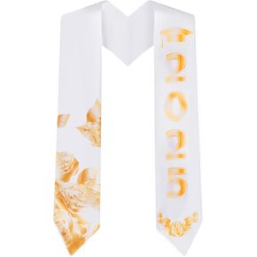 Graduation Stole Class of 2025 for Unisex Adult Sublimation Grad Sash Graduation Honor Satin Stoles, 72 inch