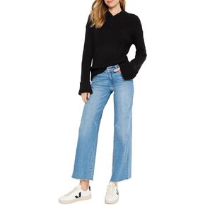 NIC+ZOE Women's Mock V Ribbed Sweater