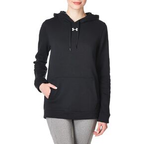 Under Armour Women's Hustle Fleece Hoodie , Team Kelly Green (305)/White , Medium in Kuwait