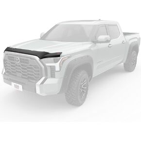EGR 305405 SuperGuard Matte Black Acrylic Hood Shield Compatible with Select 2022-2024 Toyota Tundra Trucks - Durable Vehicle Protection