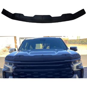 1Roll Hood Deflector Compatible with Chevy Silverado 1500 2019-2024 Hood Protector TPE Hood Shield