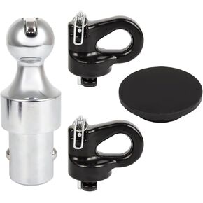 SCITOO Gooseneck Ball Kit 60692 Puck System Gooseneck Ball Kit Fit for 2013-2021 for Ford F-250 F-350 F-450 Super Duty|2016-2020 for Chevrolet Silverado 2500 HD 3500 HD