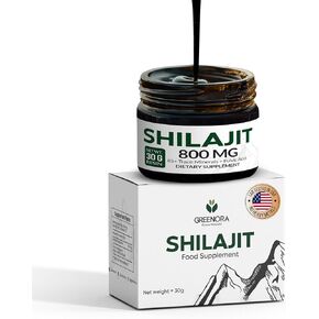Himalayan Shilajit Resin 30g for Men and Women, Organic Natural Supplement with 85+ Trace Minerals, Energy Drink, Pure Himalayan Shilajit 800mg - US Lab Tested