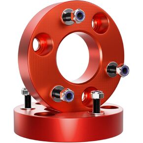 EVIL ENERGY 2" Leveling Lift Kit Compatible with 2006-2024 Ram 1500 (4WD Only), 2005-2011 Dakota (2WD Only), 2 inch Front Suspension Forged Strut Spacers Red