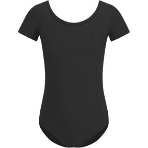 Girls Short-Sleeve Dance Leotards for Ballet & Gymnastics