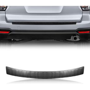 Rear Bumper Protector Compatible with Subaru Forester 2013-2018 Trim Cover Scratch Resistant Trunk Door Entry Guards Trunk Door Sill Cover Scuff Plate Strip Protection