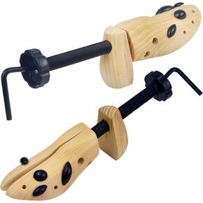 Pair Of Wood Shoe Stretchers Shoe Trees Men Women Shoe Shaper Shoe Tree Adjustable Length Width